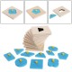 Puzzles formes géométriques Montessori