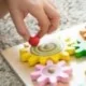 Jeu roues d’engrenage en bois Montessori