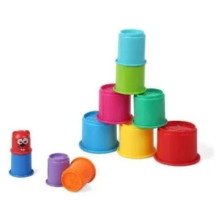 11 Gobelets pour jeu de construction Montessori