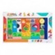 Blocs de construction en boisanimaux avec décor (32 pièces) Montessori