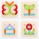 Set pour création, chiffres, lettres et dessin Montessori