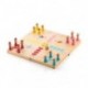 Petits chevaux en bois version animaux Montessori