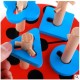 Casse-tête coccinelle avec tours et formes à empiler Montessori
