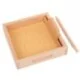 Plateau de Sable Montessori pour Formation des Lettres: Apprentissage Tactile et Créatif