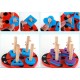 Casse-tête coccinelle avec tours et formes à empiler Montessori
