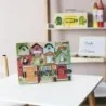 Support en Bois Montessori: Apprenez avec Serrures et Loquets - Éveil et Dextérité