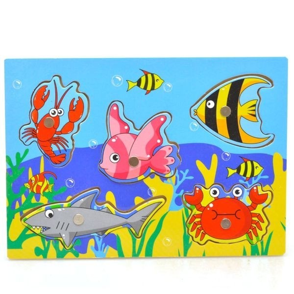 Labyrinthe de pêche jouet magnétique poisson enfant puzzle - Petit