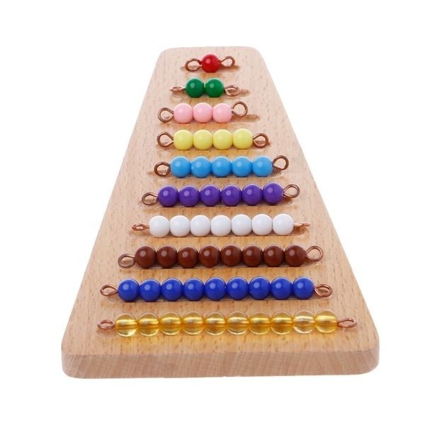 Escalier des perles noires et blanches - Montessori - So Montessori