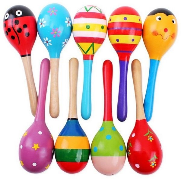 maracas en bois 16cm - HEMA